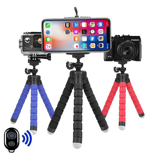 Tripod For Phone Mobile Camera Holder Clip Sports Camera Mon
