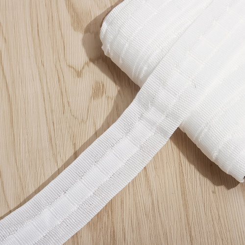 【2.5cm宽】窗帘布带 窄布带 韩式布带窗帘配件辅料小抽带装饰s钩