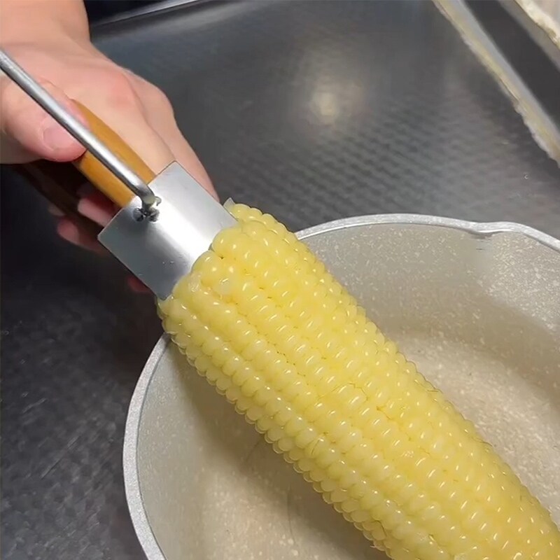 【新家的100个快递】剥玉米铲神器不锈钢玉米刨玉米粒剥离器家用