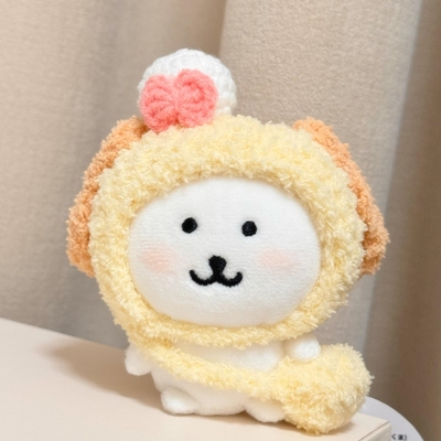 【熊的100件新衣】小狗头套自嘲熊娃衣10cm13cm娃用衣服套装帽子