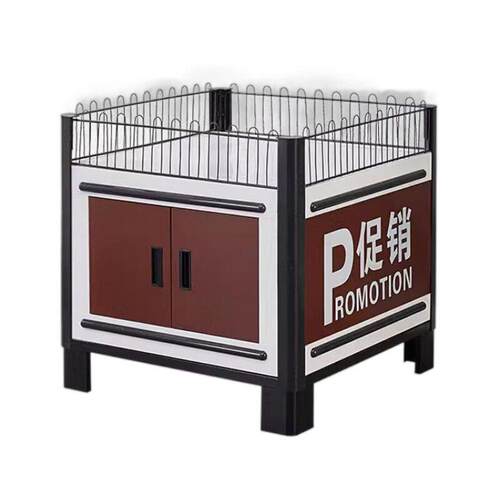 超市促销台甩货摆摊洗化用品中岛柜饮料服装移动加厚花车展示架