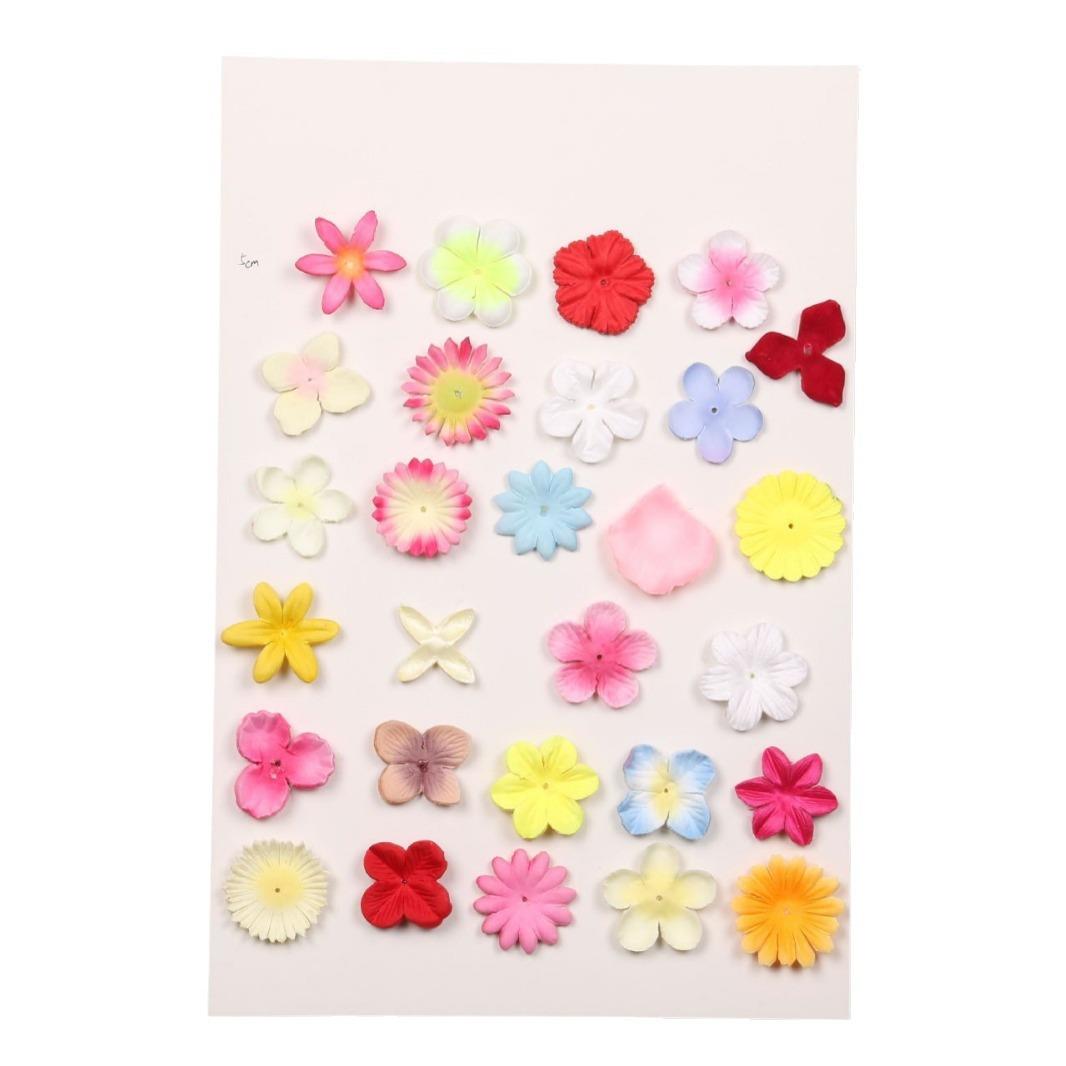厂家仿真花瓣花片假花布花绢布花瓣工艺品材料辅料来样定