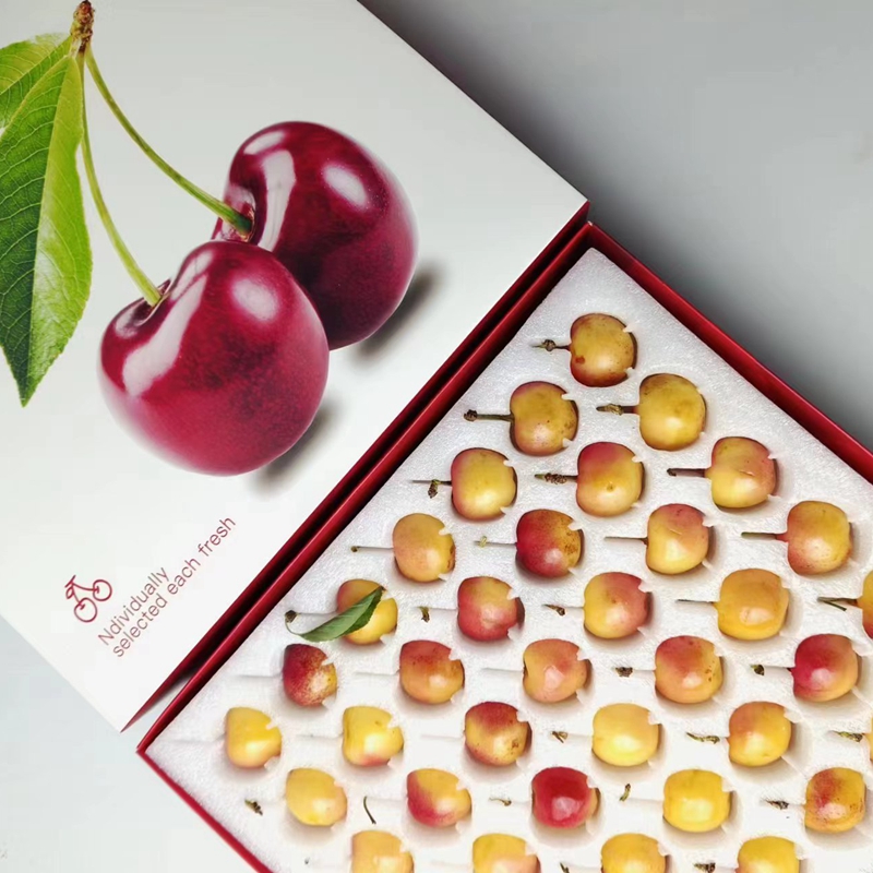 智利车厘子新鲜水果黄色雷尼尔