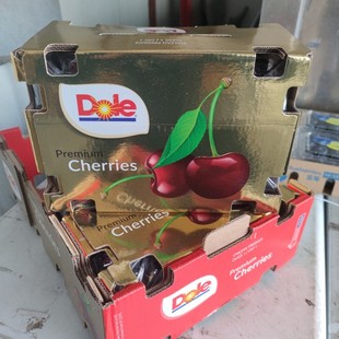 现货金都乐Dole智利桑缇娜车厘子 北京新发地直发 3J原箱5斤装