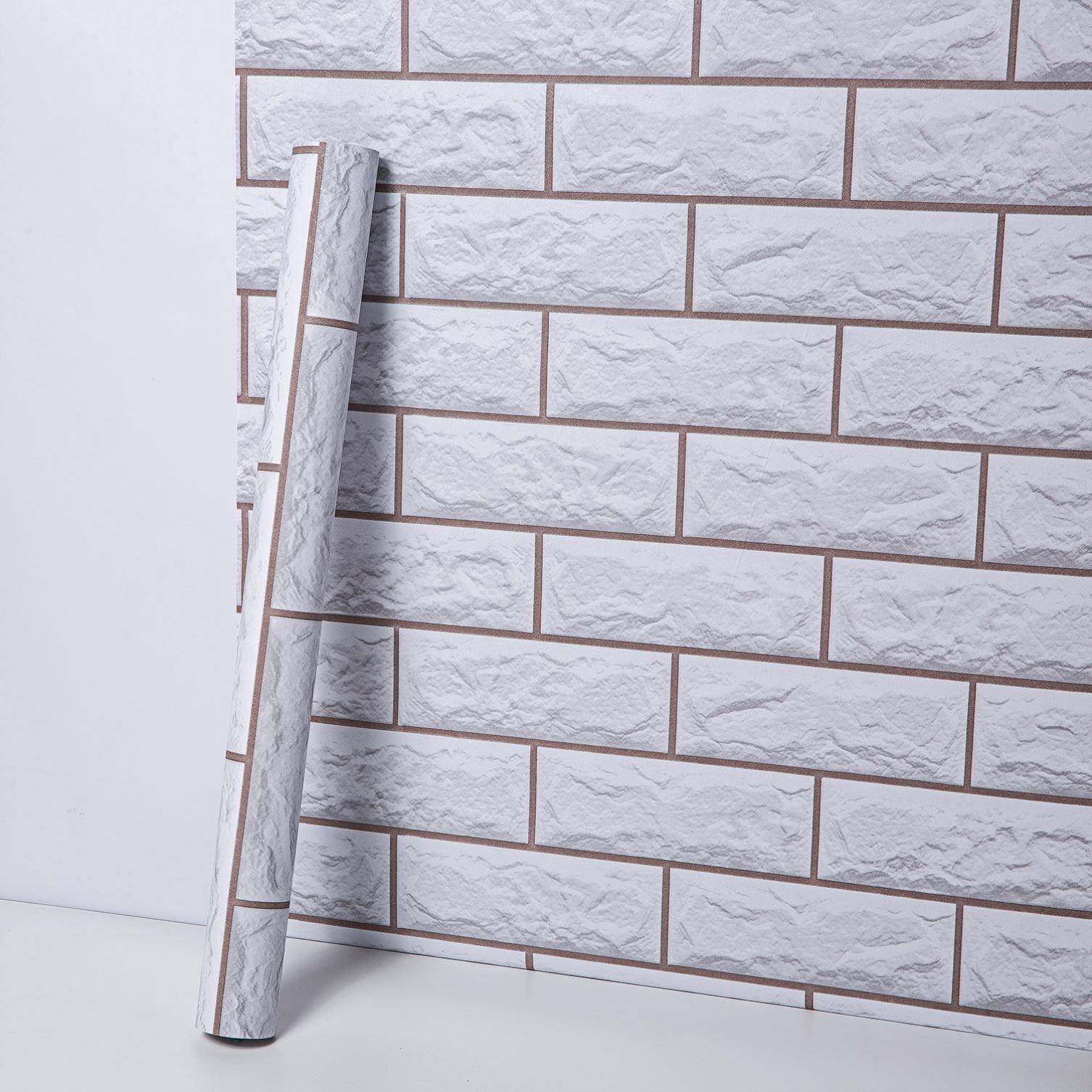 d pvc wall sticker living room plain 3d decorative wallpaper