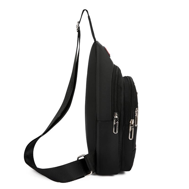 New men's chest bag, single shoulder crossbody bag, casual c