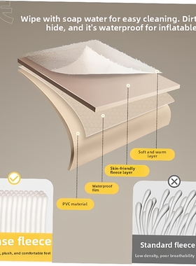 New Travel Camping Air Mattress Airbed Inflatable充气床垫