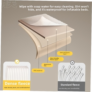 New Travel Camping Air Mattress Airbed Inflatable充气床垫