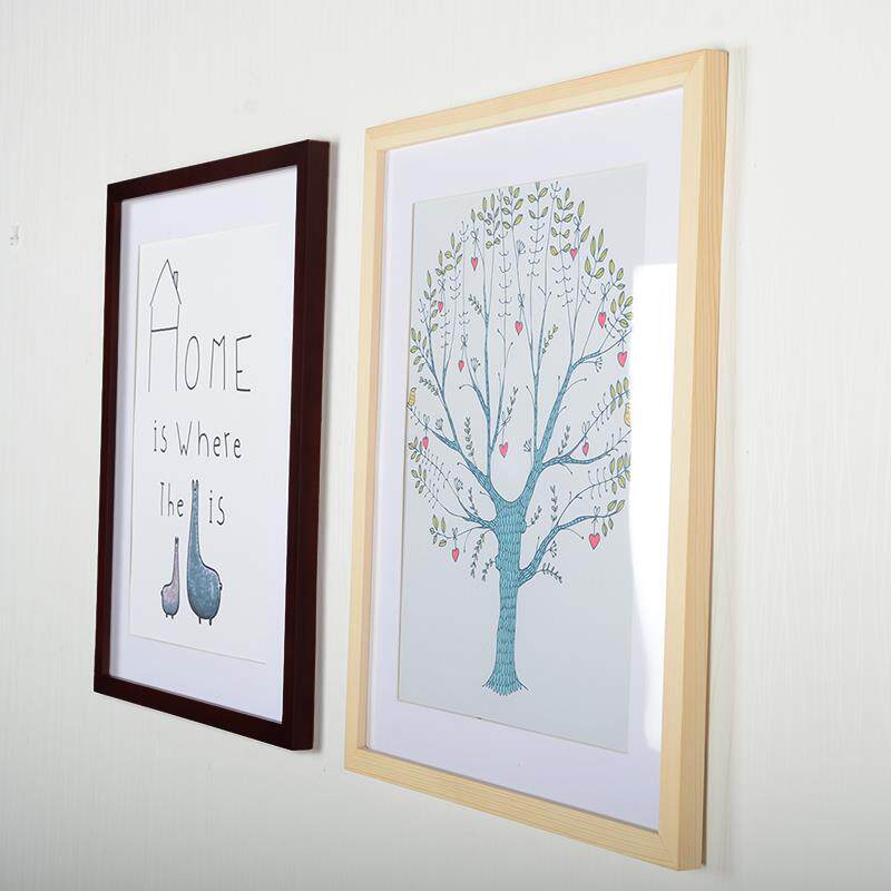A A Wooden Frame Black White Color Photo Frames for Wall Ar