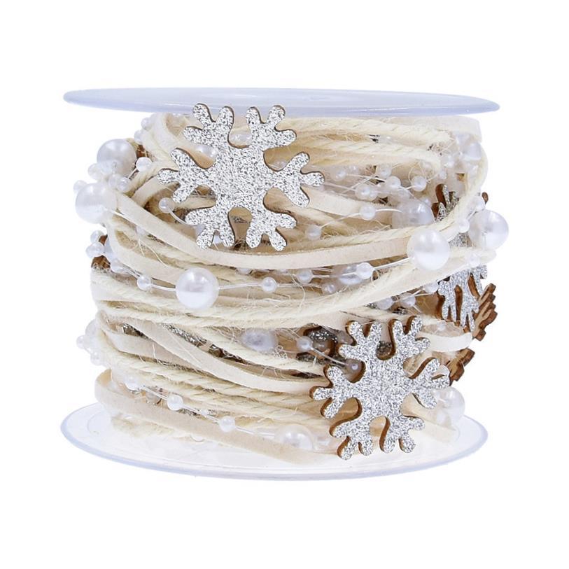 5M Christmas Tree Decoratio无品牌/n Ribbon For Tree Pentagra