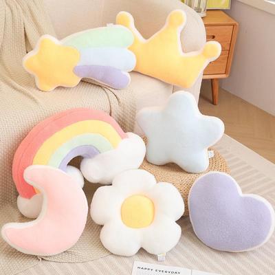 2024InsK50 star pillow rainbow cushion plush toy bedside pil