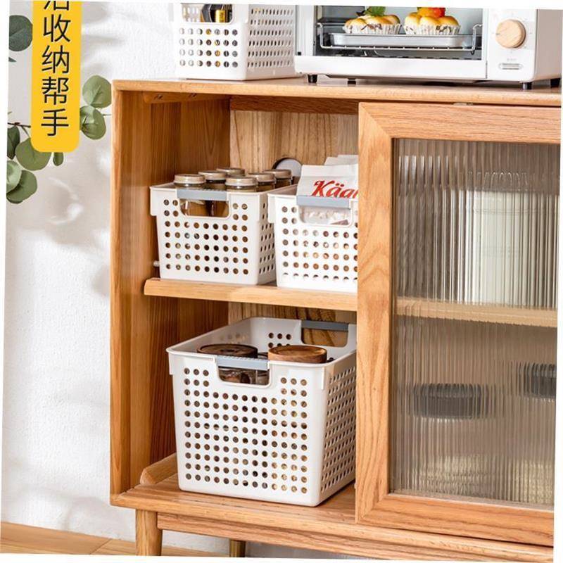 Plastic tabletop toy storage basket A4 document book materi