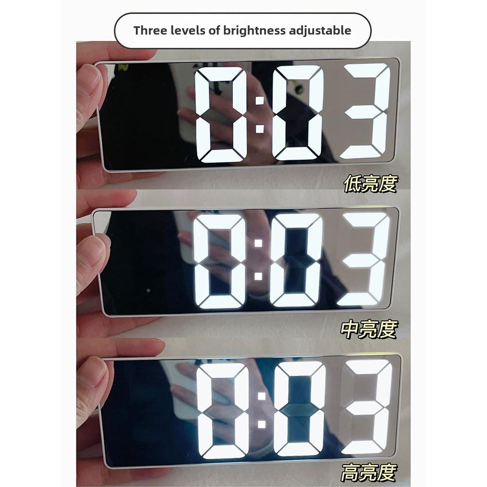 3D Wall ClockCYY Hanging LED Digital Clock Alarm Backlight