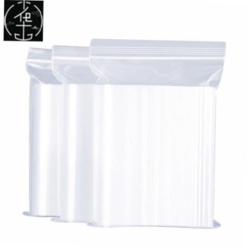 GUC100Zip Lock Snack Bean Seed Candy Ziplock Bag Plastic Bag