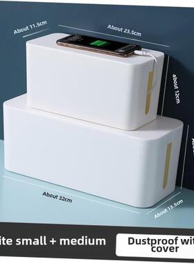 cable box organizer tv storage wire socket line management