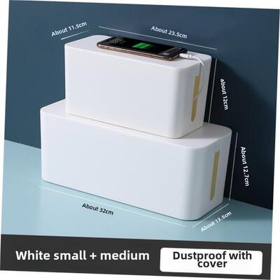 cable box organizer tv storage wire socket line management