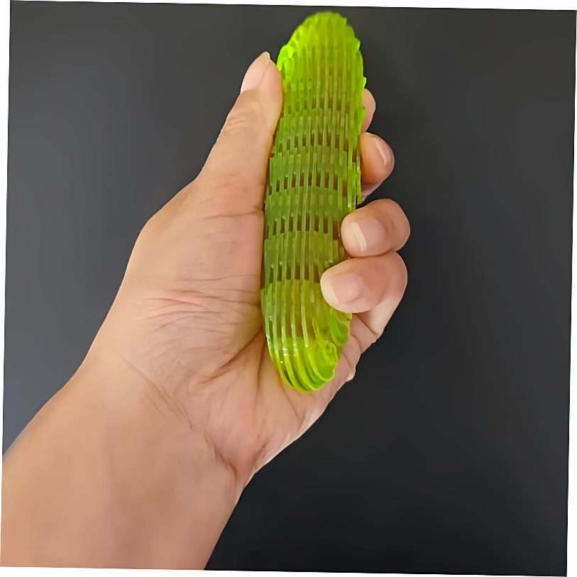 12cm Green Worm Bg Fdget Toy Stress Relef Toys Morphng W