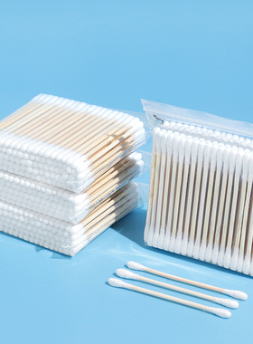 《棉签/日用/袋装AA1sq201-双圆头掏耳棉签化妆卸妆用卫生清洁棒