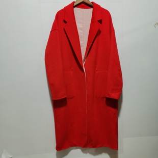 撤柜品牌去标秋冬装 两面穿双面呢中长大衣气质百搭64羊毛BDL1A171