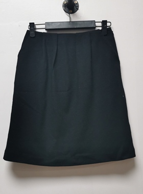 设计师样板去标2025春秋时尚百搭显瘦黑色半身裙女短裙K004