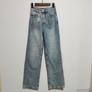 1702 LR系列撤柜女装 G706 百搭显瘦直筒牛仔长裤 2025春秋时尚