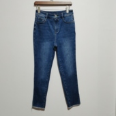 小脚牛仔裤 G025 休闲时尚 百搭修身 玖 品牌去标2025秋冬拉绒长裤