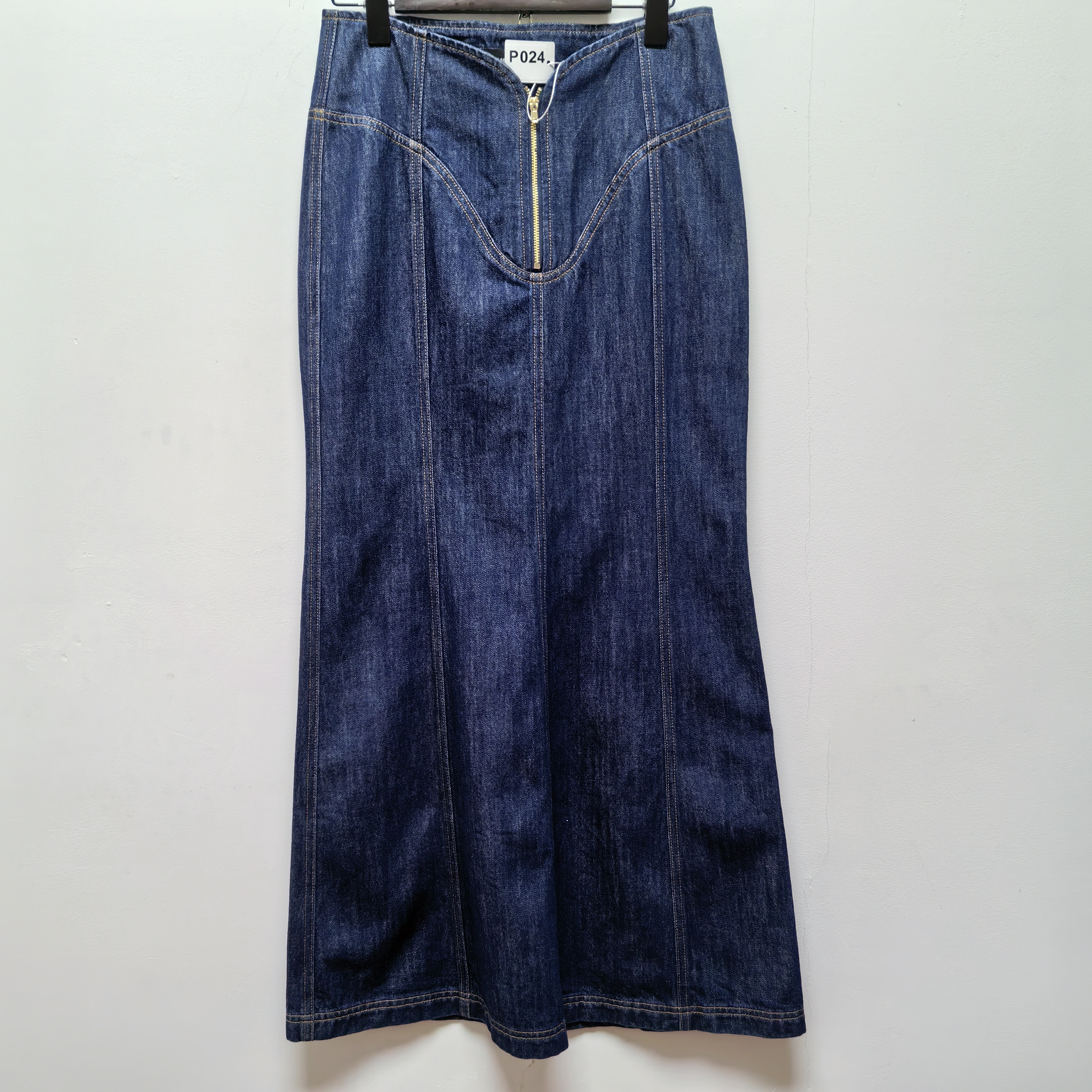 2025春秋新款时尚百搭高腰显瘦鱼尾裙女中长款半身裙P024