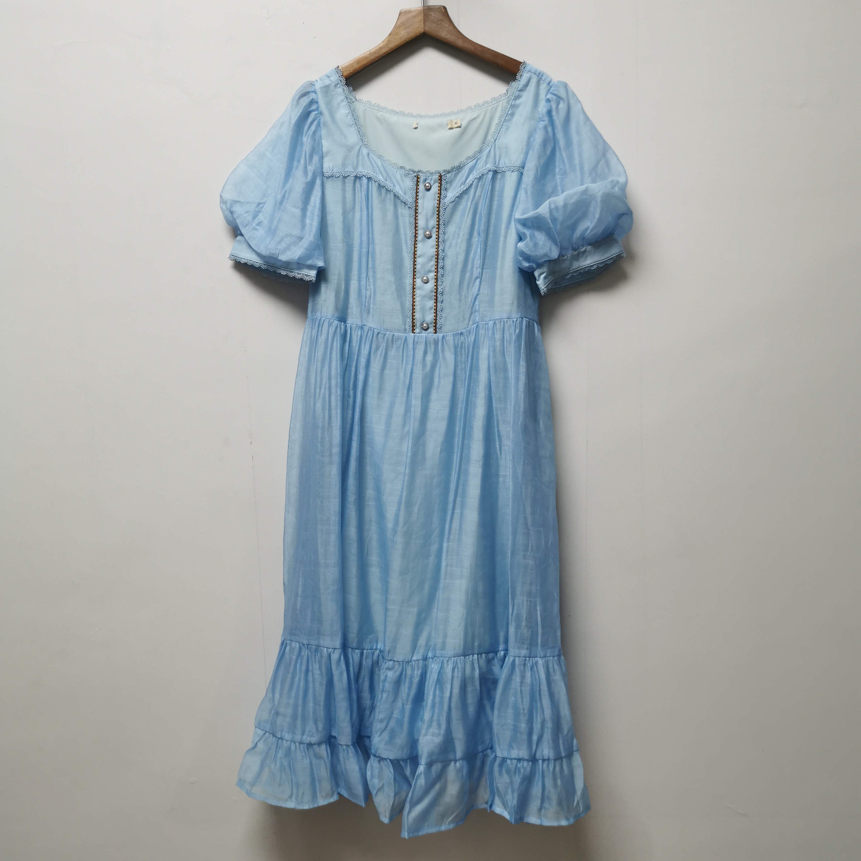 【艺】系列去标撤柜女装夏季时尚百搭梦幻设计感短袖连衣裙女L037