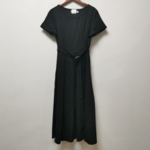 【艺】系列去标撤柜女装夏季时尚百搭田园显瘦简约长款连衣裙L172