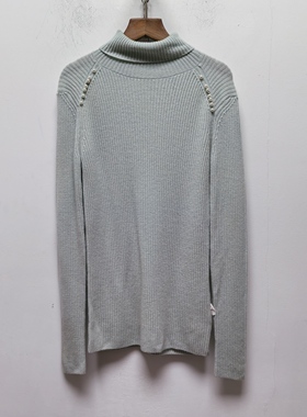 版衣秋冬新款去标女士时尚百搭休闲宽松高领针织衫毛衣打底衫P439