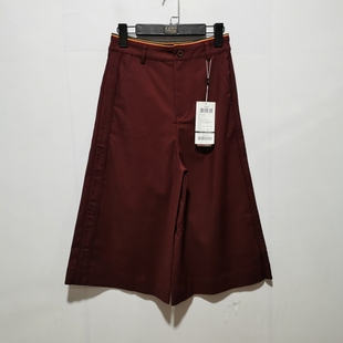 洋气裙裤 画系列去标撤柜春秋款 时尚 百搭休闲裙裤 1703原499 女装