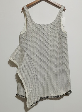 B家的2025春秋时尚百搭显瘦圆领小香风吊带连衣裙0334