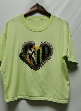 【谜】系列撤柜女装去标2025夏季新款时尚百搭圆领短袖T恤女0863