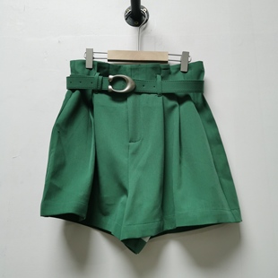 艺 百搭气质高腰显瘦短裤 系列去标撤柜女装 时尚 女K259 秋季