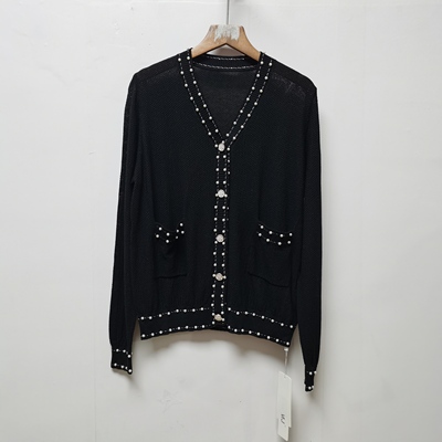 春秋轻熟小香风高感百搭天丝亚麻长绒棉针织开衫毛衣洋气外套3805