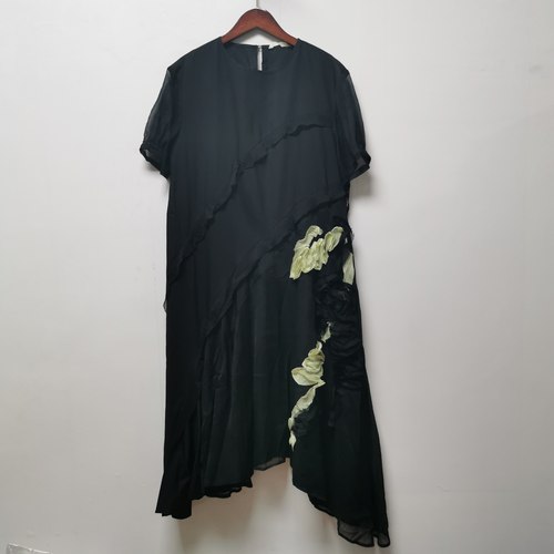 新款上市撤柜女装夏季时尚百搭连衣裙女L161无腰带