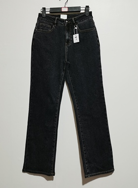 【Dk】去标2025秋冬加绒时尚百搭显瘦九分修身牛仔裤女士长裤20A