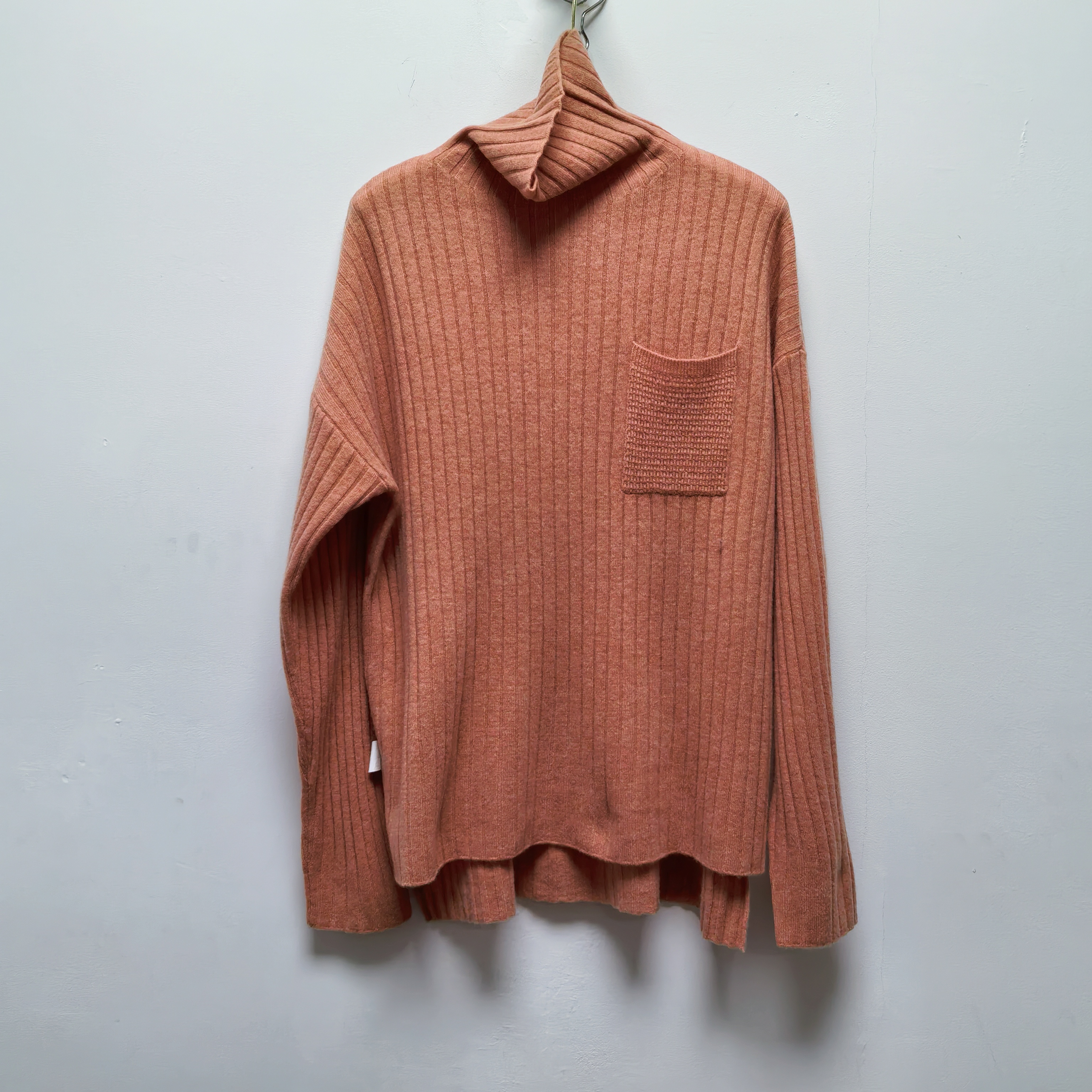 2025春秋新款高领针织衫女宽松显瘦百搭毛衣打底上衣长袖套头M409