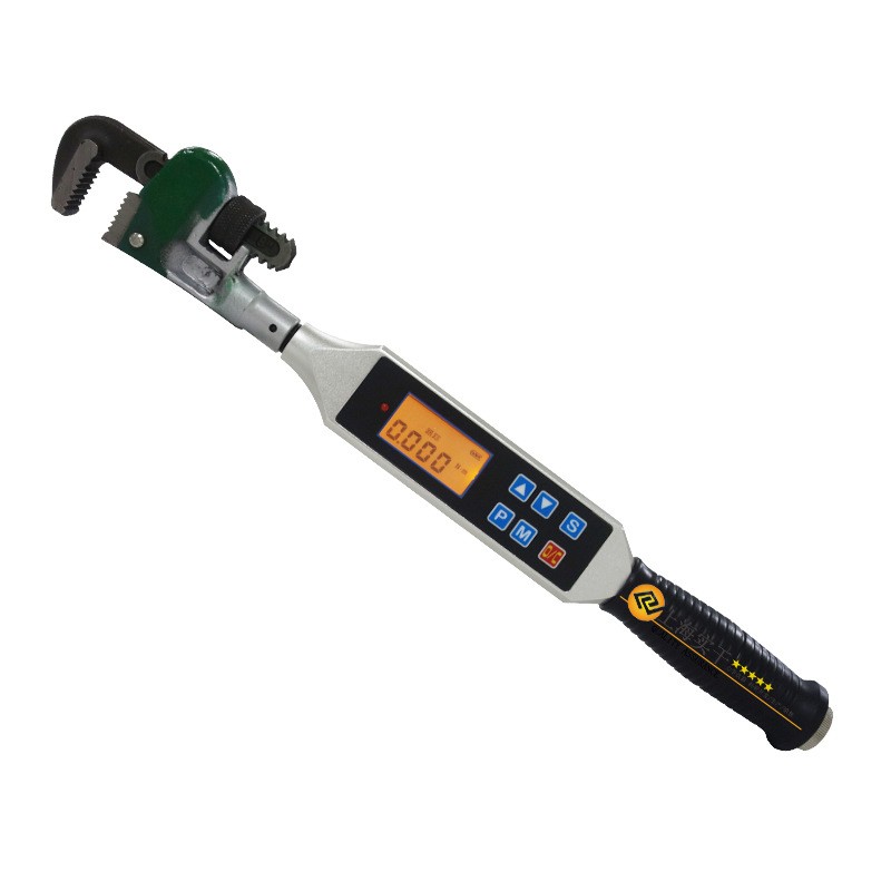 管钳扭力扳手 电子数字式管子钳扭矩扳手 管道安装力矩扳手100Nm
