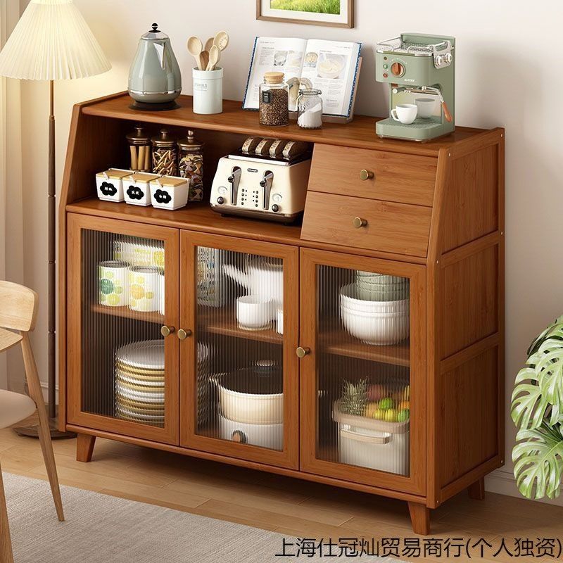 茶水柜餐边柜置物柜现代简约厨房柜子储物柜客厅靠墙收纳柜置物架