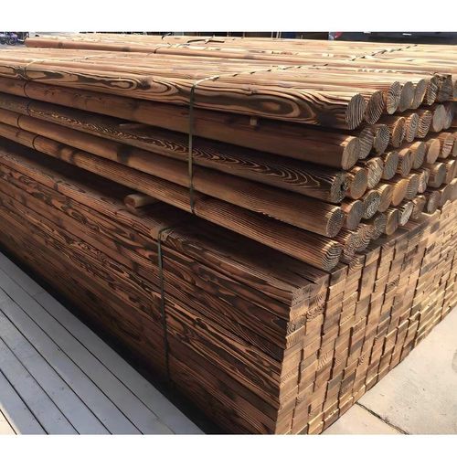 3米樟子松木圆柱防腐木圆柱圆木棒原木杉木柱花旗松圆柱复古