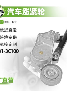 汽车皮带涨紧轮25281-3C100适用于现代 起亚现货