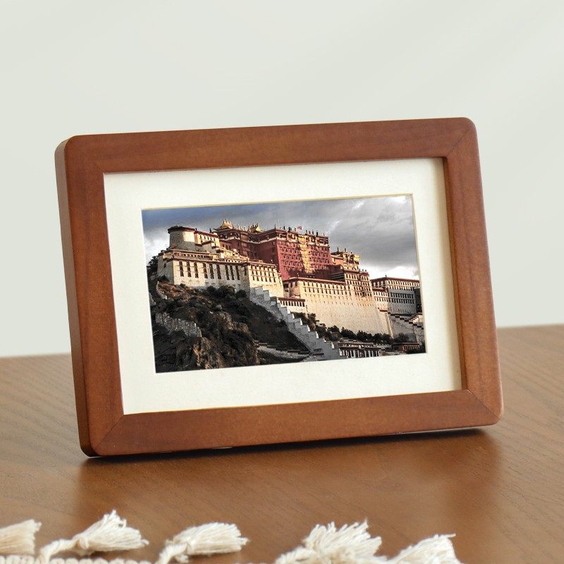 圆角实木相框摆台洗照片定 制加打印做成相册框678挂墙高级感六寸,家居饰品,DIY亲子装饰画,淘宝优惠券,粉丝福利购,淘宝优惠卷