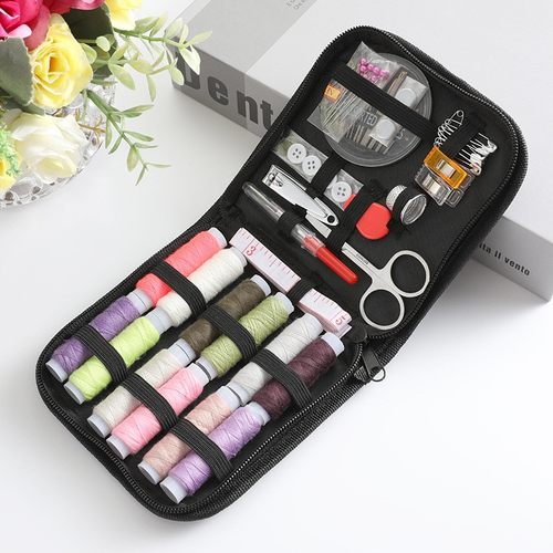 便携针线盒居家日用针线包套装盒装迷你针线家用缝纫针线包