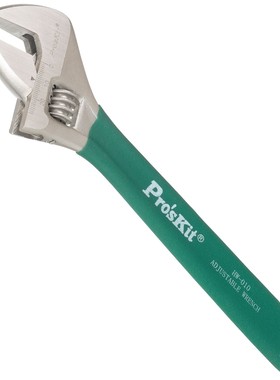 中国台湾宝工沾塑柄钛金防滑活络扳手200m HW-010-CL(12 寸300mm