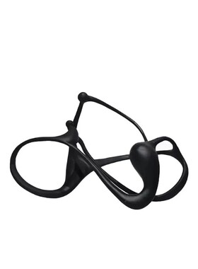 极简现代全屋软装玄关边柜黑白几何抽象工艺品家居搭配装饰摆件