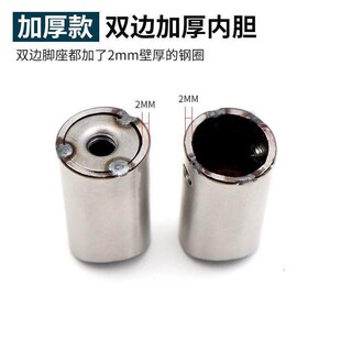 商铺玻璃门把手配件螺丝酒店大厅门拉手固定件连接底座平口管柱