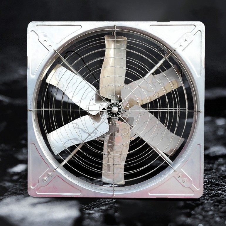 畜牧养殖风机 牛舍猪舍通风降温负压风机 不锈钢方形散热牛舍风机