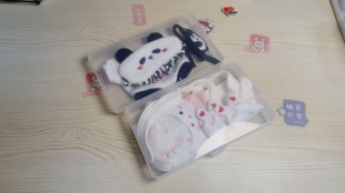 娃衣透明收纳盒20cm/15cm/10cm娃衣防尘娃衣盒加购店内商品包邮