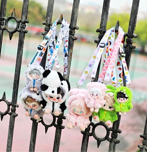 棉花娃娃20cm/10cm娃衣外套甜酷风卡通软呼呼可爱娃衣（无挂绳